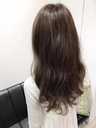 ロング パーマ 田室 和幸のヘアスタイル