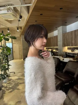 ショート 大人ショート特化/ カットモデル/表参道のヘアスタイル