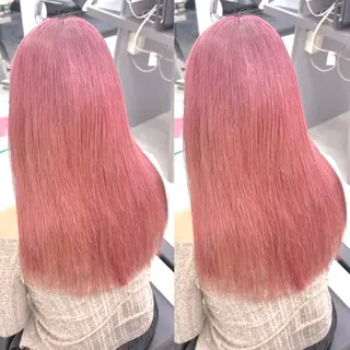カラー ヘアメ🎀推しカラー 🥣横浜/しほ🧸のヘアスタイル