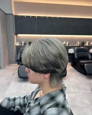 ショート カラー パーマ メンズ メンズ特化 👑YUTAのヘアスタイル