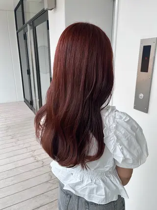ロング カラー 似合わせパーマ/ kazuのヘアスタイル