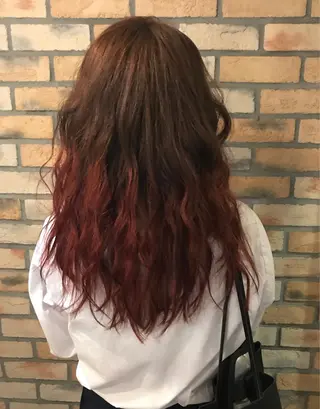 ロング カラー ヘアアレンジ 烏山 達也のヘアスタイル
