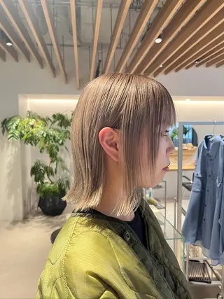 ミディアム 片山 椋馬のヘアスタイル