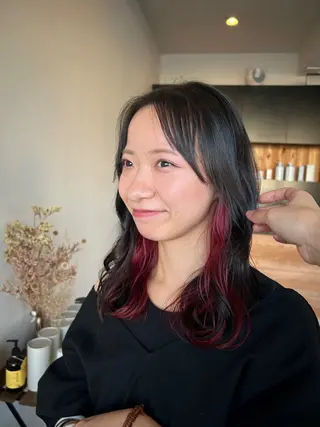 ミディアム plus HAIR いずみのヘアスタイル
