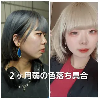 セミロング カラー 松尾 泰伸のヘアスタイル