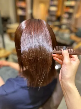 ミディアム 金 春江のヘアスタイル