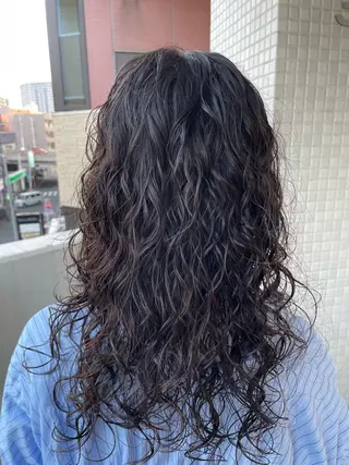 ロング パーマ 🎀レイヤー/パーマ カラー/ai🎀のヘアスタイル