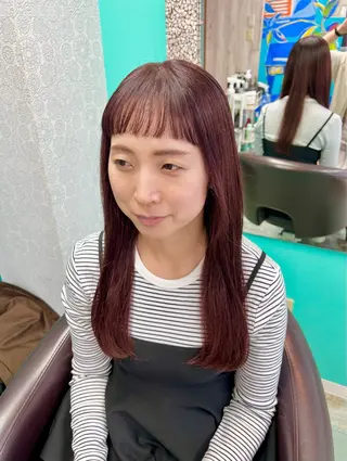 ロング 田牧 みゆきのヘアスタイル