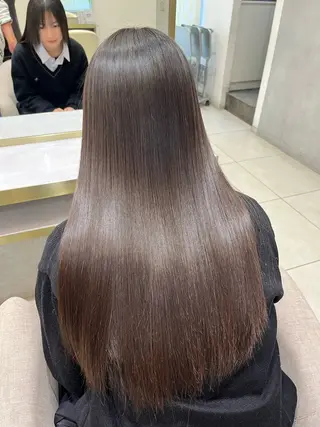 ロング 吹田 駿 髪質改善縮毛矯正のヘアスタイル