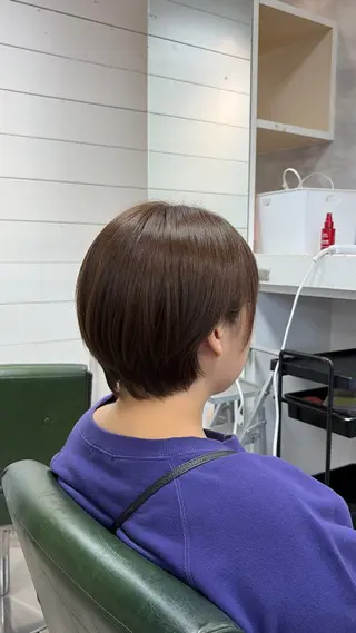 ショート カラー 似合わせ/前髪カット /店長   村上直也のヘアスタイル