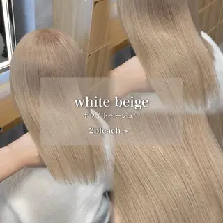 ロング カラー 淡色/ワンホンヘア 🤍MINORIのヘアスタイル