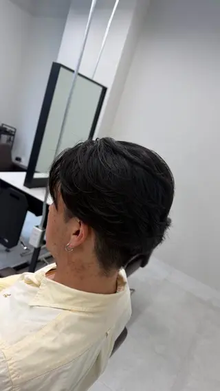 パーマ ヘアアレンジ メンズ ウルフ/毛流れ/ アイロン風/AOTOのヘアスタイル