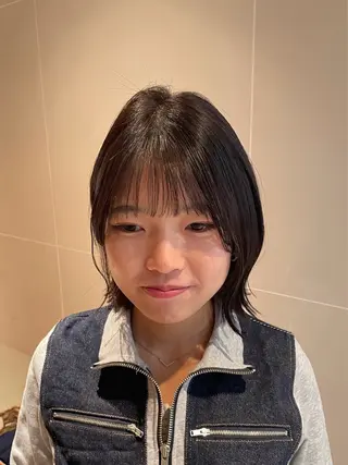 ミディアム パーマ 縮毛矯正/レイヤー 🌙児玉光瑠のヘアスタイル