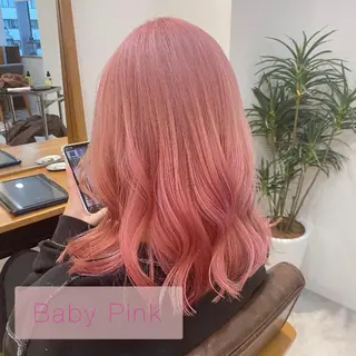 セミロング akina*ブリーチ ♡トレンドヘアのヘアスタイル