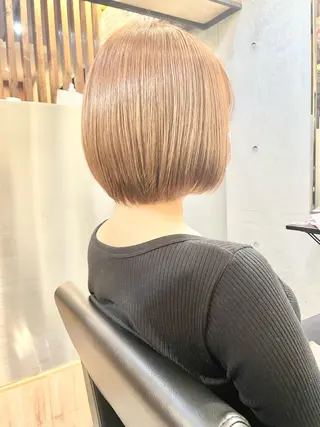 ショート カラー ショートボブ髪質改善 縮毛矯正のプロ山道潤のヘアスタイル