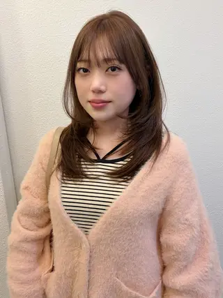 ミディアム 髙杉 心のヘアスタイル