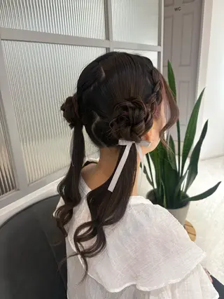 ヘアアレンジ 髪質改善/レイヤー× 縮毛矯正🤍maiのヘアスタイル