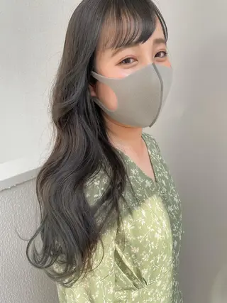 カラー ayaka 縮毛矯正レイヤーのヘアスタイル