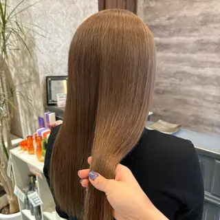 ロング 牧野 夏子のヘアスタイル
