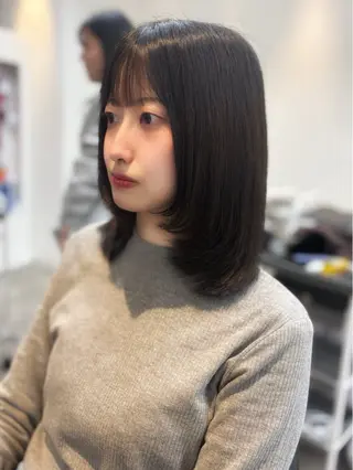 ミディアム 札幌クロスパーマ /🎀柴田ひな🎀のヘアスタイル