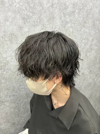 パーマ メンズ 深野 ちさとのヘアスタイル
