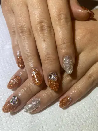 セミロング shandy nailのネイルデザイン