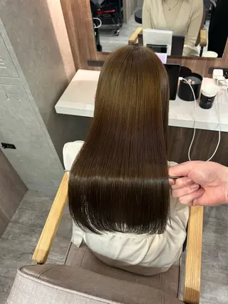 ロング 広島No.1美髪矯正 髪質改善/河村総一郎のヘアスタイル