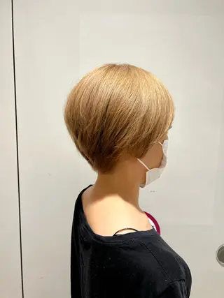 ショート カラー 大人メンズパーマ /石川瑠青のヘアスタイル