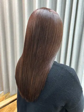 ロング カラー 🤍美髪縮毛/髪質 改善/池上夏凜🤍のヘアスタイル