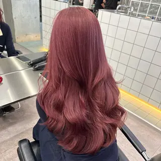 ロング カラー ミルクティーベージュ /sara💛のヘアスタイル