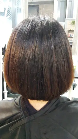 ミディアム 【艶髪　縮毛矯正】 松原　勇気のヘアスタイル