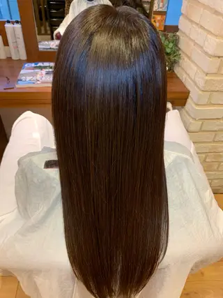 ロング カラー パーマ SALOWIN GINZA所属・✨ツヤ髪デザイナー ✨ひかり✨のヘアスタイル