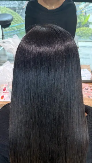 ロング 福田花音/スタイリ スト兼任アイリストのヘアスタイル