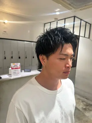 メンズ さかもと りくのヘアスタイル