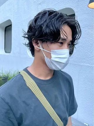 パーマ メンズ 五十嵐 雄毅のヘアスタイル