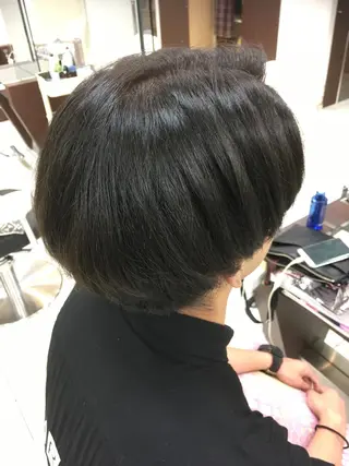 カラー 平本 雄馬のヘアスタイル