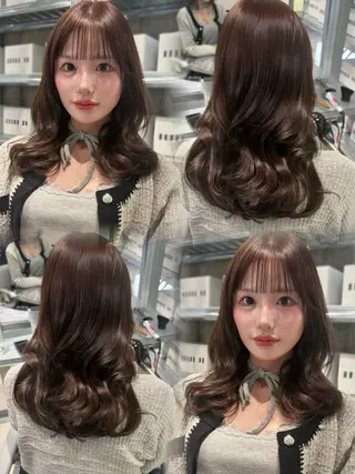 セミロング カラー ダブルカラー/レイヤ ーカット 🤍ゆきなのヘアスタイル