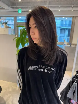 ミディアム 天王寺の美容師 わだひろしのヘアスタイル