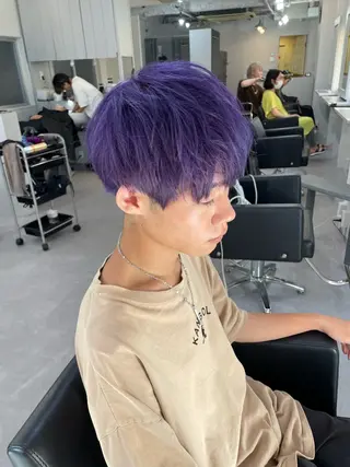 カラー メンズ Cielro/ダブル カラー/西田咲希のヘアスタイル