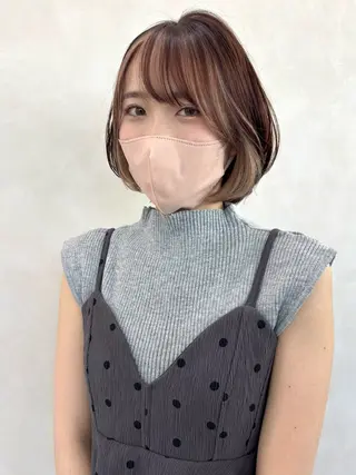 ショート カラー レイヤー/透明感 カラー💘akariのヘアスタイル