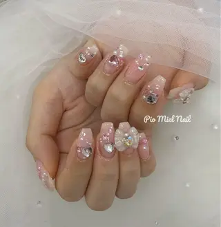 ネイル HANA 長さだしのネイルデザイン