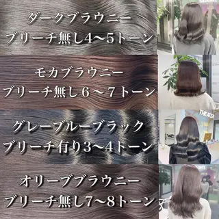 セミロング カラー ヘアアレンジ 韓国ヘア指名率 No. 1小堀京介のヘアスタイル