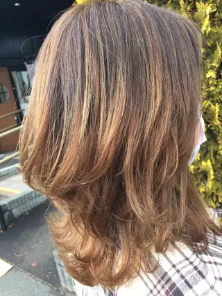 ミディアム CHIKA Rimのヘアスタイル