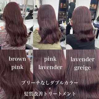 ミディアム 艶カラー美髪縮毛矯正 /髪質改善✨️ユウキのヘアスタイル