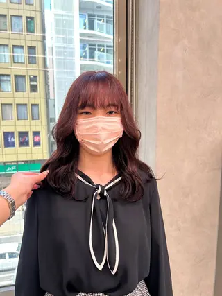 カラー 透明感ベージュ🤎 ナチュラルレイヤーのヘアスタイル