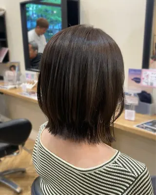 ショート 鎌取/透明感カラー /ボブ/顔まわりのヘアスタイル