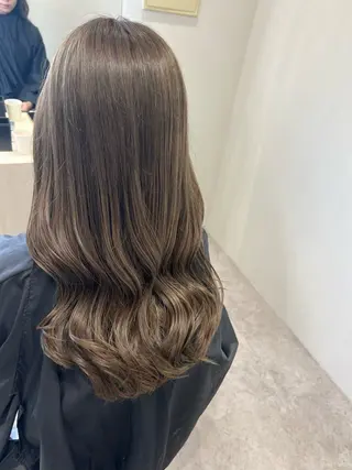 ロング カラー 韓国透明感/艶カラー saya🧸🍼のヘアスタイル