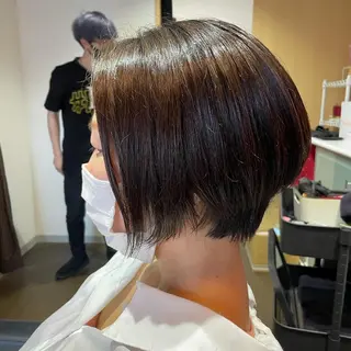 ショート カラー シンヤヘアーズ 泉大津本店のヘアスタイル