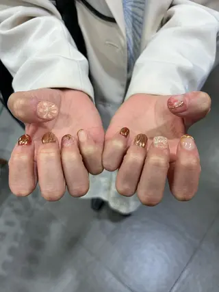 ネイル ヘアセット/透明感 カラー/あんりんのヘアスタイル