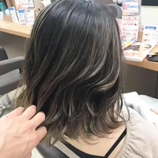 セミロング カラー Lien 深井店のヘアスタイル